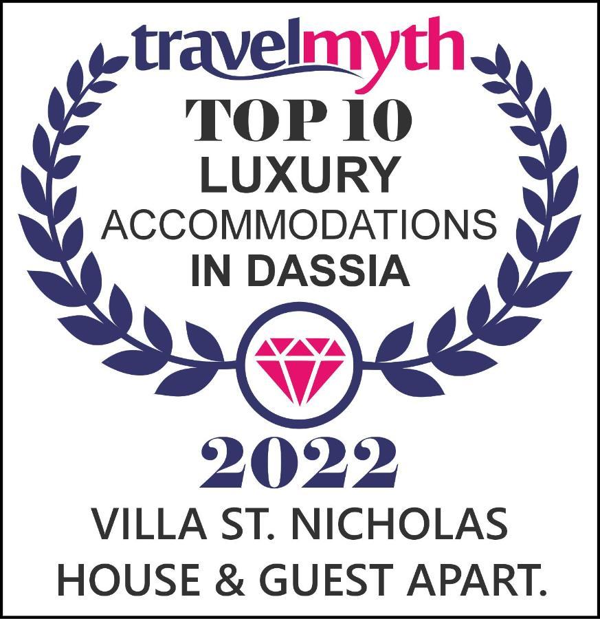 Villa St Nicholas House With Private Heated Pool 다시아 외부 사진